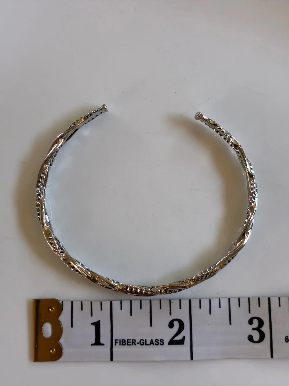 Retro Silver Twisted Thin Rope Unisex Bracelet